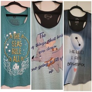 3 Disney Tank Tops size